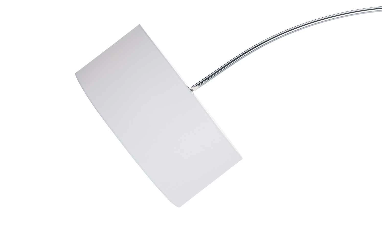 HOME STORY Bogenleuchte mit weißem Stoffschirm – Bild 51