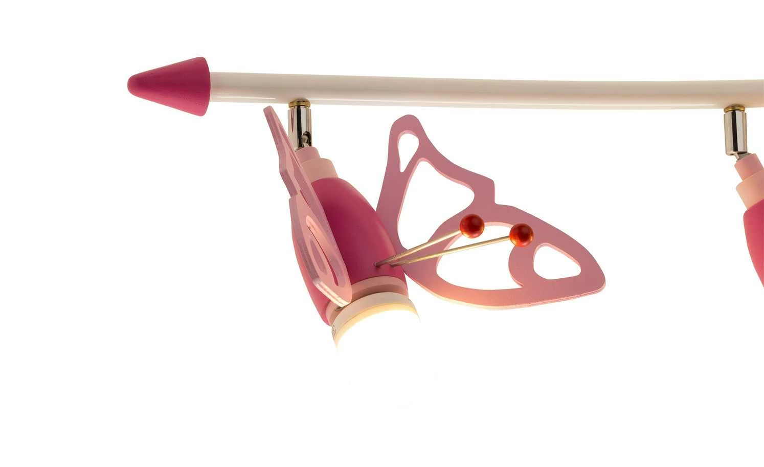 Deckenstrahler Schmetterlinge Holz rosa – Bild 2