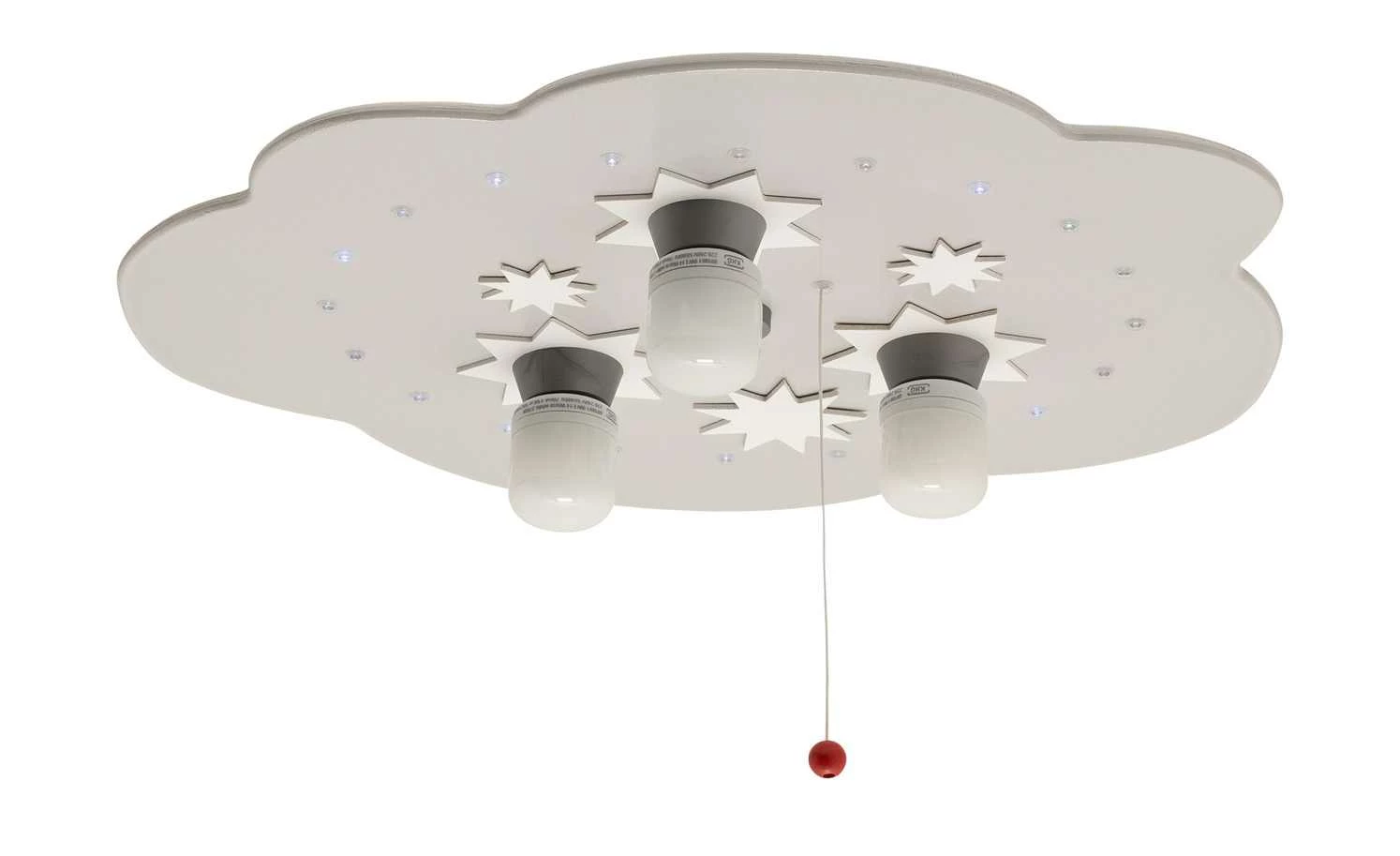 Deckenleuchte Sternenhimmel Holz weiß – Bild 2