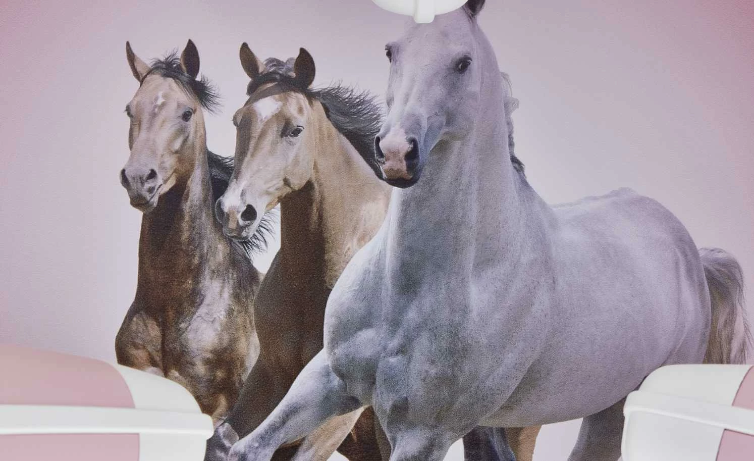 Deckenleuchte, 3-flammig, `Pferde` – Bild 6