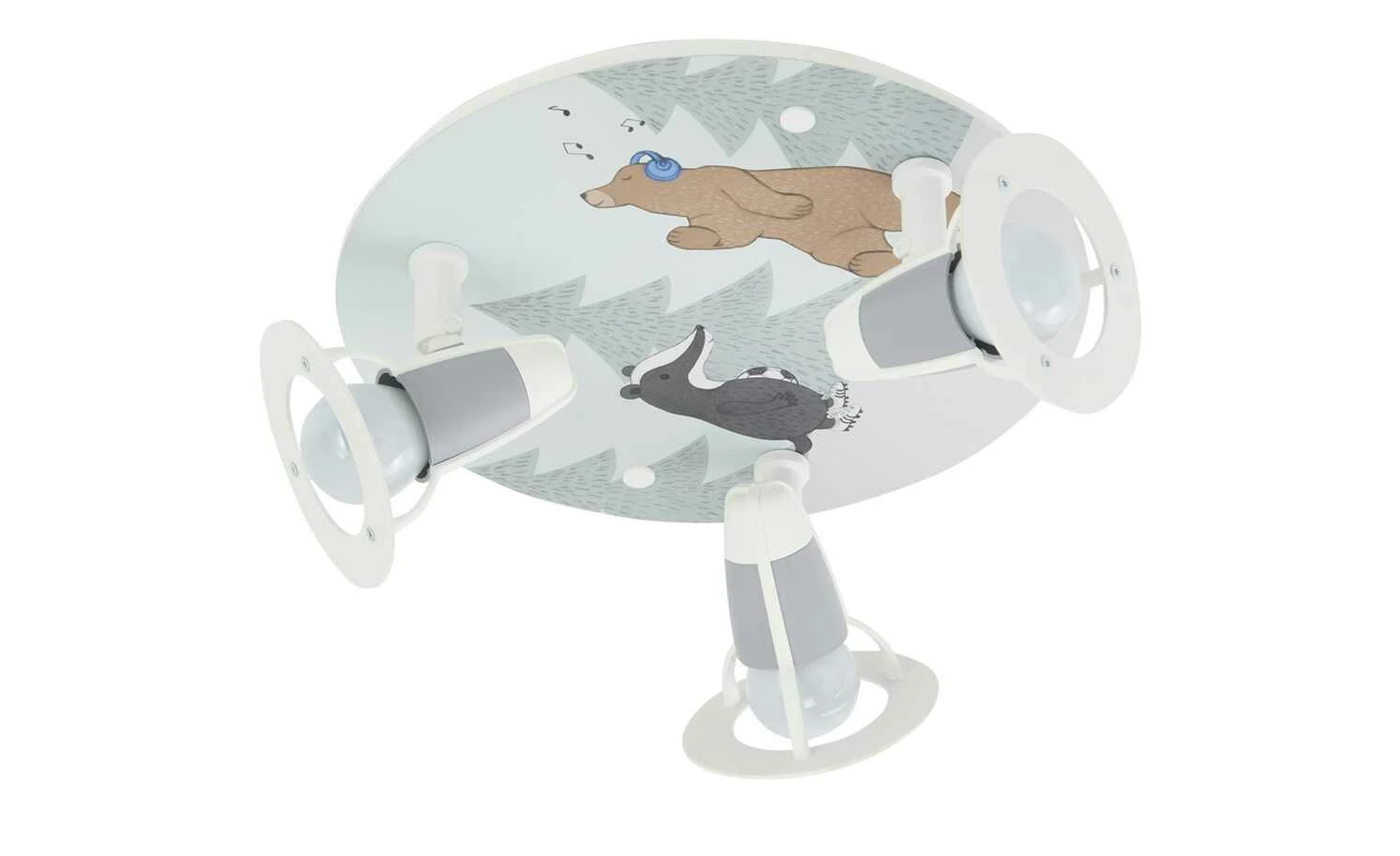 Deckenstrahler, 3-flammig, Motiv ´Wald` – Bild 2