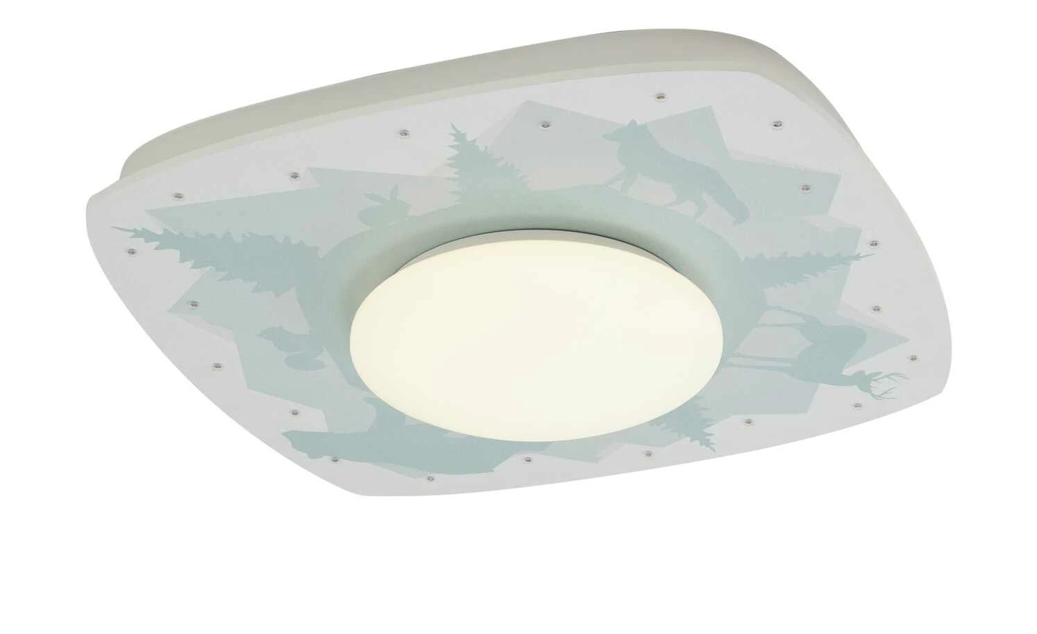 Deckenleuchte, 1+20-flammig, Motiv ´Wald` – Bild 6